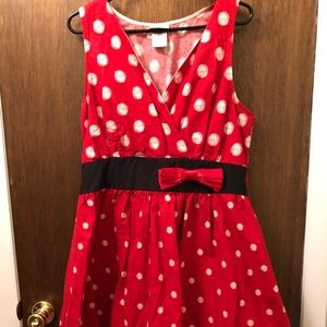 Below the knee Minnie Mouse dress